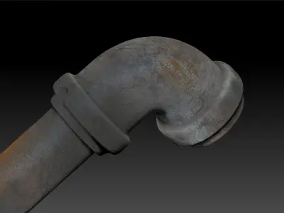 Lead-Pipe Mobster Gangster Style 3D model