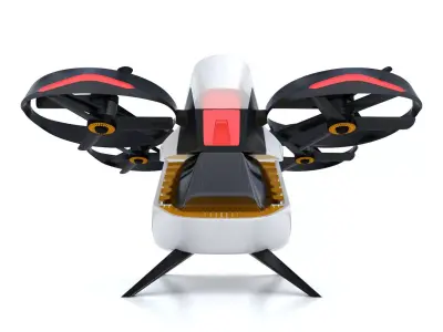 Passegent drone 3D model