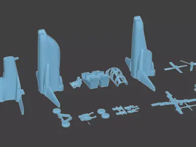  Lockheed AH-56  3D print model