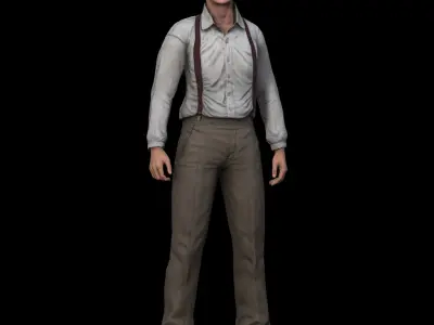 Old Man 3D model