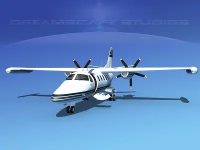 Dreamscape AF-46 Turbo Star Executive V11 3D model