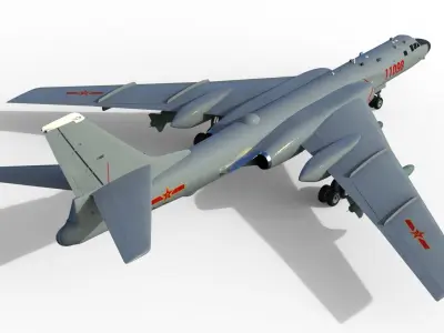 Xian H-6K 3D model