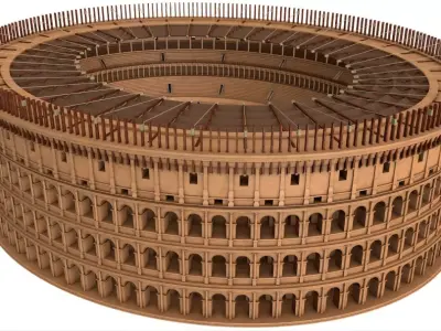 Roman Colosseum 3D model