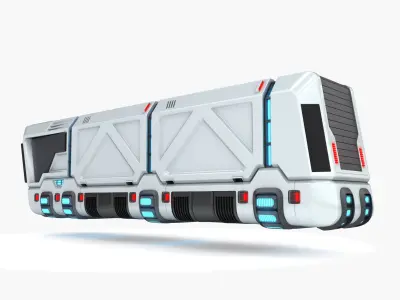 Hover truck 03 3D model