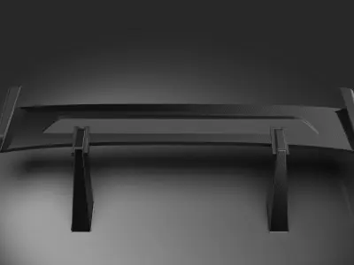 spoiler car tuning combo 3D model