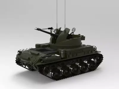 M42 DUSTER air-defense gun 3D model