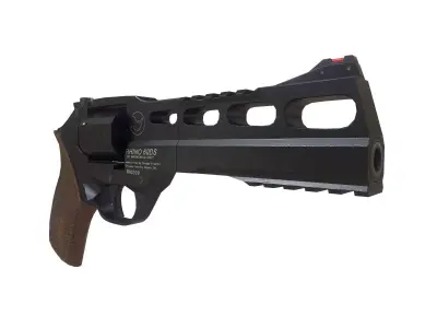 Revolver Rhino Low-poly 3D model