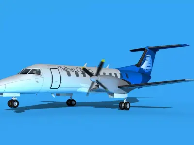 Embraer EMB120 Baltimore Clipper 3D model