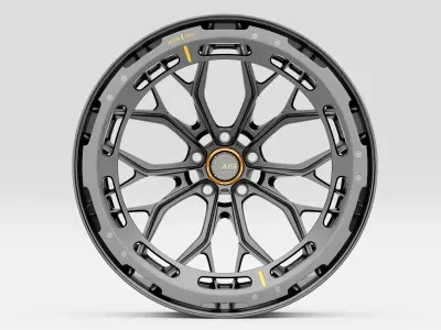 AL13 R80-109R Rim 3D model
