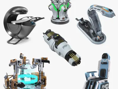 Sci Fi Devices Collection 3 3D model