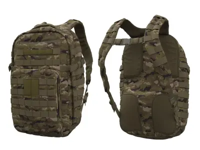 511 Tactical RUSH72 Backpack - Marvelous Designer 3D model