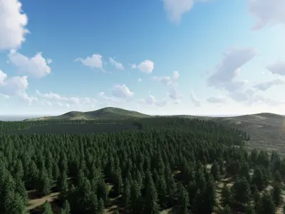 Laurel Lake California 3D model