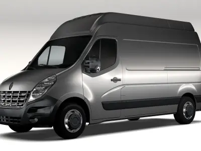 Renault Master L2H3 Van 2010 3D model