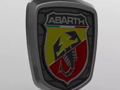 abarth logo 3D model
