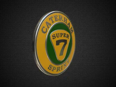 caterham logo 3D model