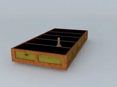 System Aquaponico 07 Aquaponics Growing Beira Mar Pool Plywood 3D model