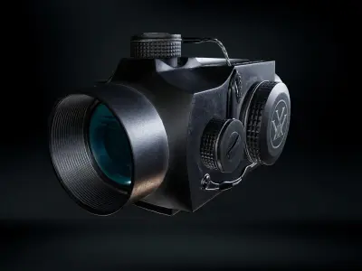 Vortex Sparc 2 Red Dot 2 MOA Low-poly 3D model