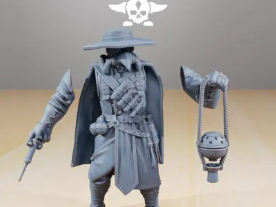 GrimGuard Plague Doctor 3D print model