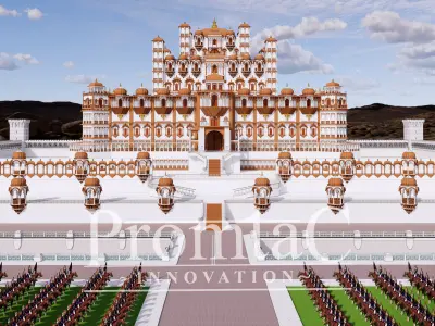 indian jharokha palace 3D model