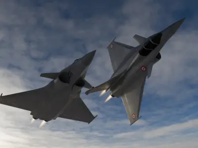 Allied Fighters 3D Model Collection