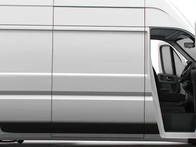 Vauxhall Movano e Van L3H3 HQ Interior 2025 3D model