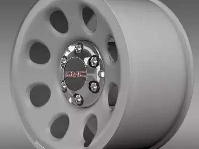 GMC Yukon Police rim 3D model