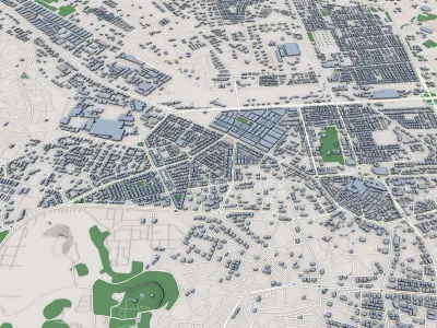 Kayseri City Turkey 3D model