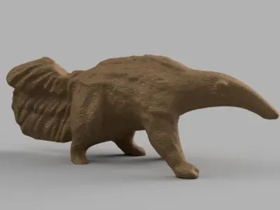 fourmilier tamanoir 3D model