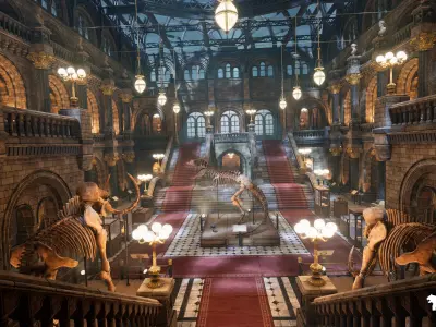 Historical Museum Low-poly 3D model