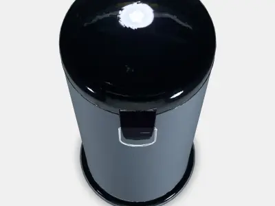 MJOSA Waste bin with pedal Low-poly 3D model