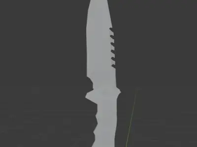 VALORANT TACTICAL KNIFE FOR 3D PRINTER OR COSPLAY Free 3D model