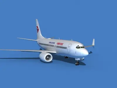 Boeing 737 MAX 7 China Eastern 3D model