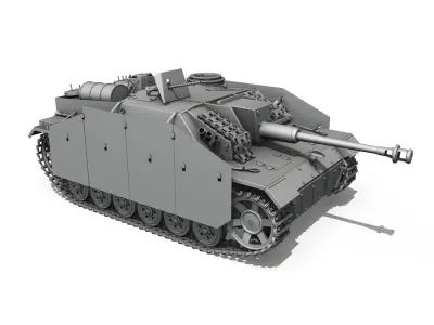 StuG III - Ausfuerung G - Early Production  3D model