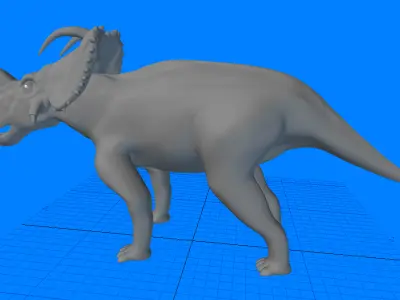 Monoclonius triceratops 3D model
