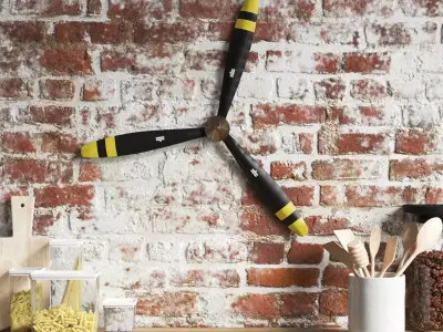 Industrial Transportation Wall Decor on Metal 3D model