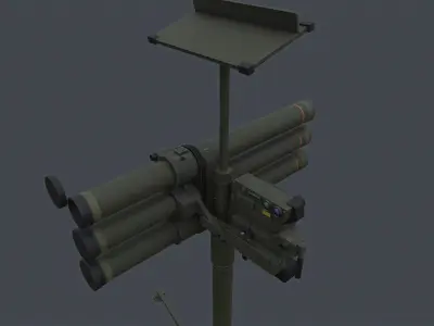 Starstreak Stan Low-poly 3D model