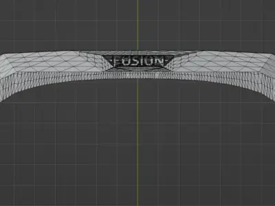 Fusion Bumper Low-poly 3D model
