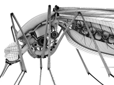 Mosquito robot bloodsucker 3D model