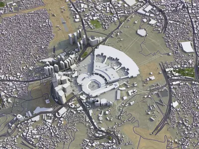 Mecca Low-poly 3D model