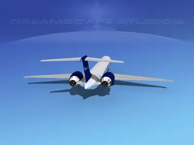 McDonnell Douglas MD-90 Nordic Charters 3D model