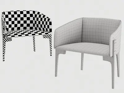 Chesto Depadova chair by Patrick Norguet Free 3D model