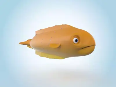 Eel Fish 3D model