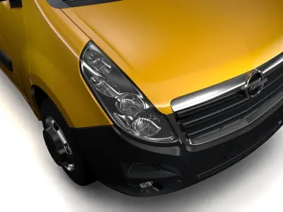Opel Movano L4H2 Van 2016 3D model