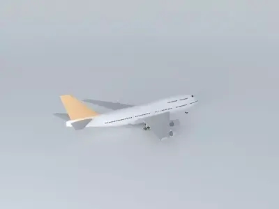 Aircraft in Guarulhos 3D model