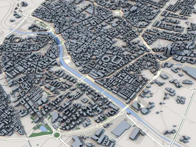 Murcia City Spain 3D model