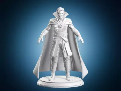 Doctor Strange Superhero Magic Figurine 3D print model
