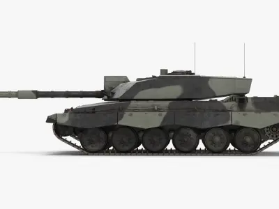 FV 4034 Challenger 2 Low-poly 3D model