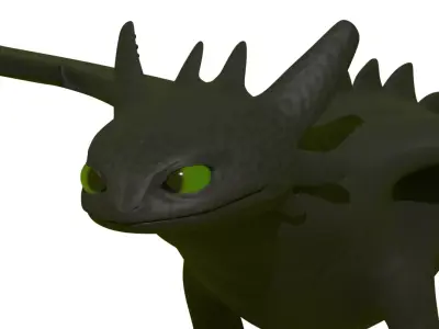 Toothless Model dragon Free 3D model