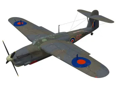 Fairey Barracuda Mk2 3D model