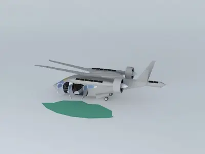 ARGO AIRCRAFTS A 900 Blade landed 3D model